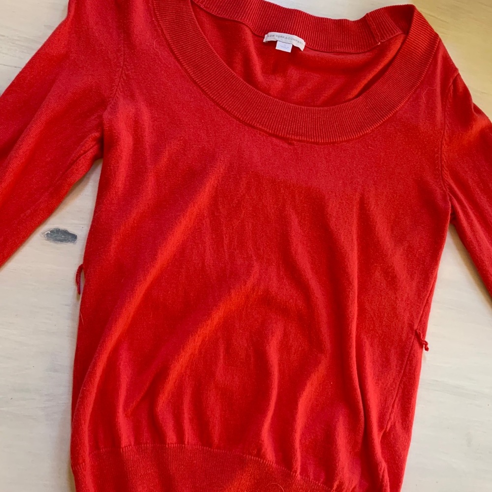 Scoop neck sweater